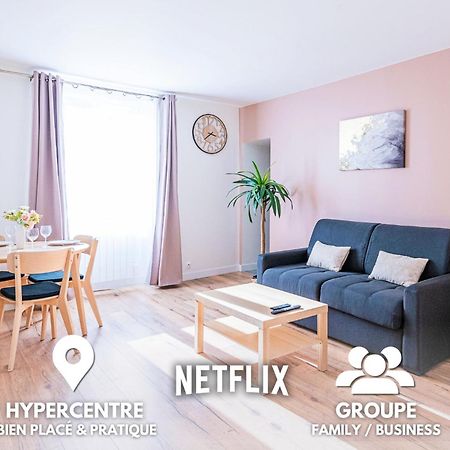 Ideal Pro Et Famille En Hypercentre - 3 Lits Corbeil-Essonnes Eksteriør billede