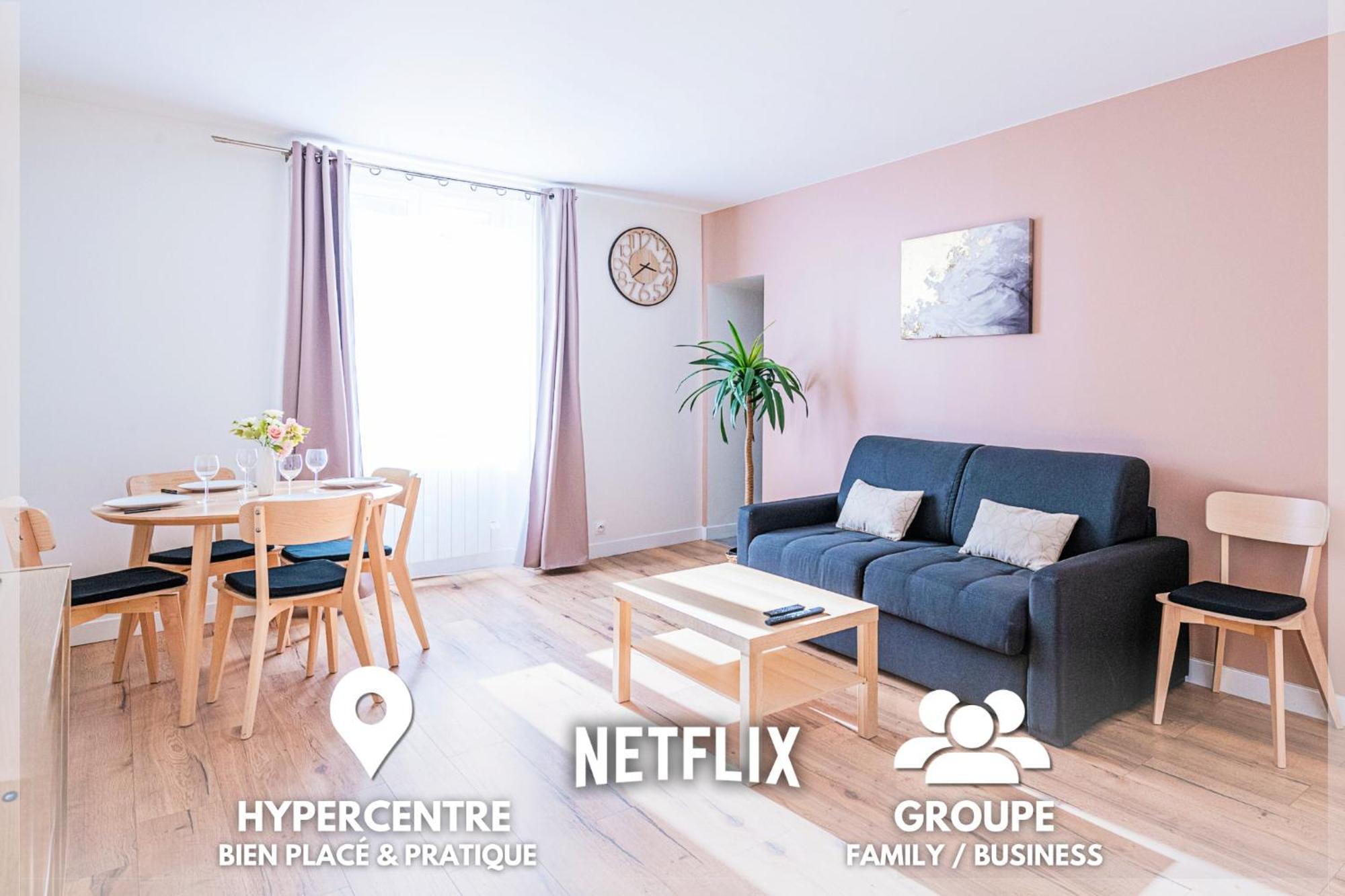 Ideal Pro Et Famille En Hypercentre - 3 Lits Corbeil-Essonnes Eksteriør billede